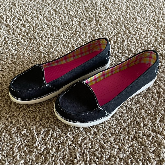 CROCS | Melbourne Short Vamp Shoes Size 6W - Picture 2 of 7